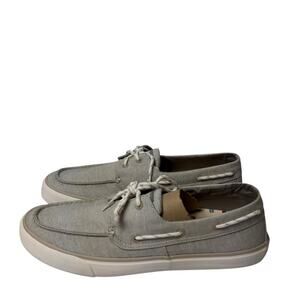 SPERRY BAHAMA CHAMBRAY GREY USA 13 MEN BRAND NEW WITH BOX BOAT SHOES